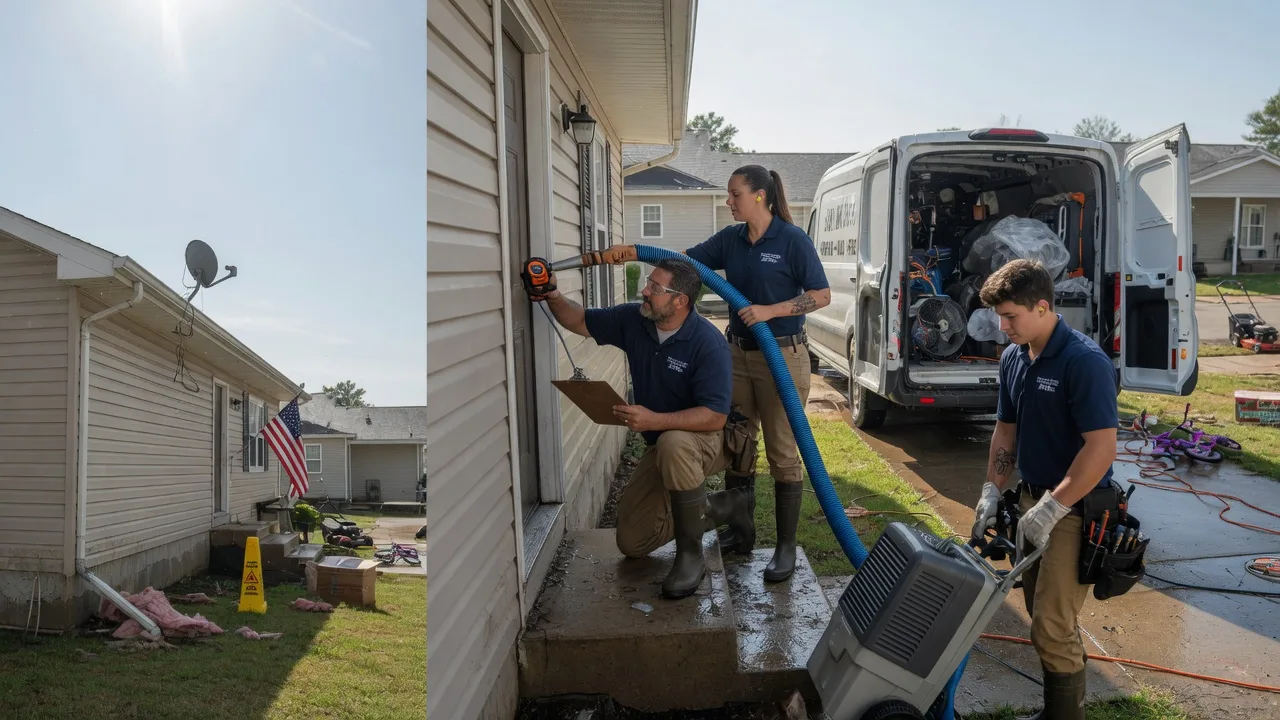 Ceiling Water Damage Restoration in Colesburg, IA near me